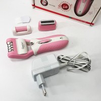 Пемза для п'ят для дому Gemei GM-3052, Жіночий тример для інтимних зон Пилка рук і ніг BO-12