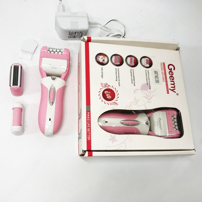 Прилад для чищення п'ят електричний Gemei GM-3052, Домашня електробритва жіноча, Тример для депіляції GE-25