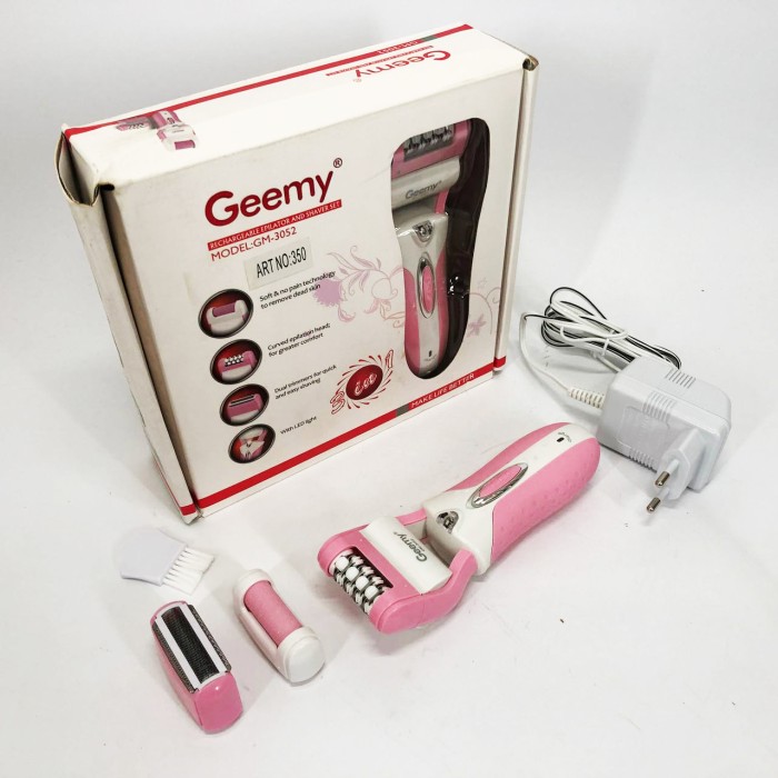 Прилад для чищення п'ят електричний Gemei GM-3052, Домашня електробритва жіноча, Тример для депіляції GE-25
