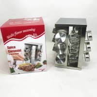 Контейнера для сипучих продуктів UNIQUE, Баночки для спецій на стіл Бокс спецій QA-56