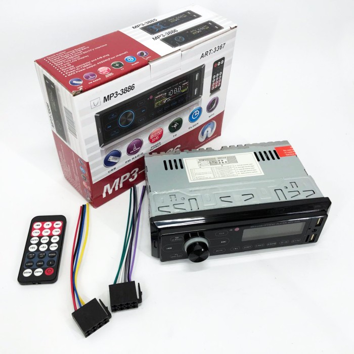 Магнітола для автомобіля з Bluetooth MP3 3886 ISO 1DIN, Магнітофони для машин, EX-860 Автомагнітоли 1d