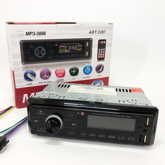 Універсальна штатна автомагнітола магнітола в машину MP3 3886 ISO 1DIN, Авто магнітола 1дин BZ-93