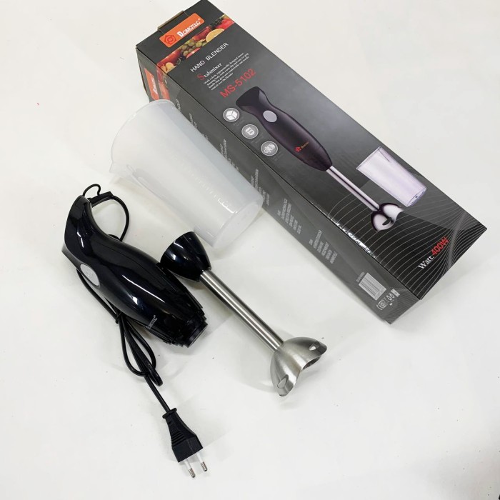 Блендер із захистом від розбризкування DOMOTEC, Занурювальний блендер з металевим корпусом LS-40