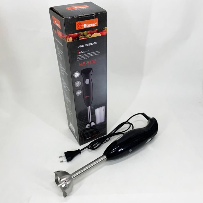 Блендер із захистом від розбризкування DOMOTEC, Занурювальний блендер з металевим корпусом LS-40