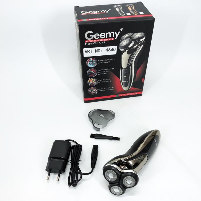 Бритва сітчаста професійна, Електробритва бездротова портативна, Професійна бритва для волосся PM-10