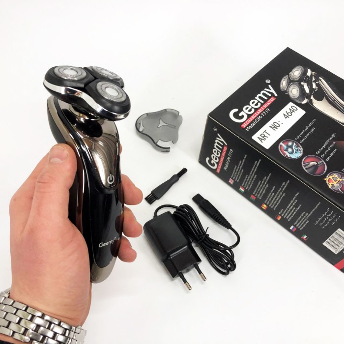 Бритва сітчаста професійна, Електробритва бездротова портативна, Професійна бритва для волосся PM-10