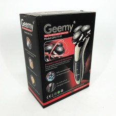 Професійне гоління Gemei GM-7719, Хороша бритва портативна, Чоловіча бездротова машинка WX-828 для бороди