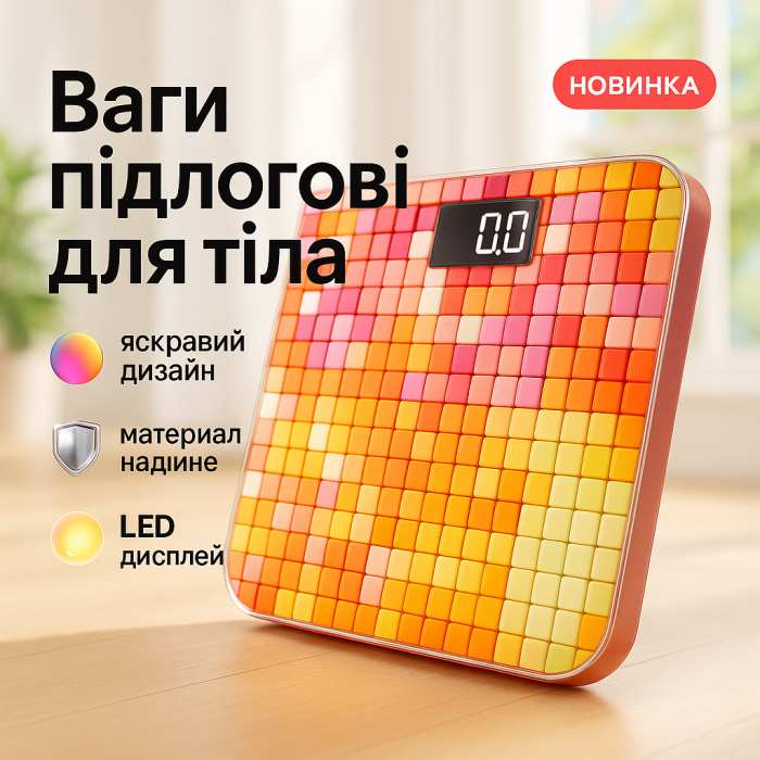 Ваги підлогові красиві MATARIX, Підлогові ваги з цифровим дисплеєм з точним дисплеєм XD-21