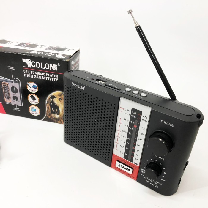 Am радіоприймач Радіо GOLON RX F12 AM/FM/SW, Сповіщувачі радіохвильові, FM передавач JX-723 для радіомовлення