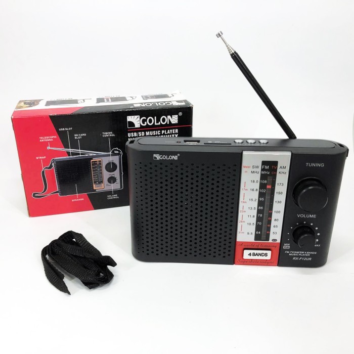 Am радіоприймач Радіо GOLON RX F12 AM/FM/SW, Сповіщувачі радіохвильові, FM передавач JX-723 для радіомовлення