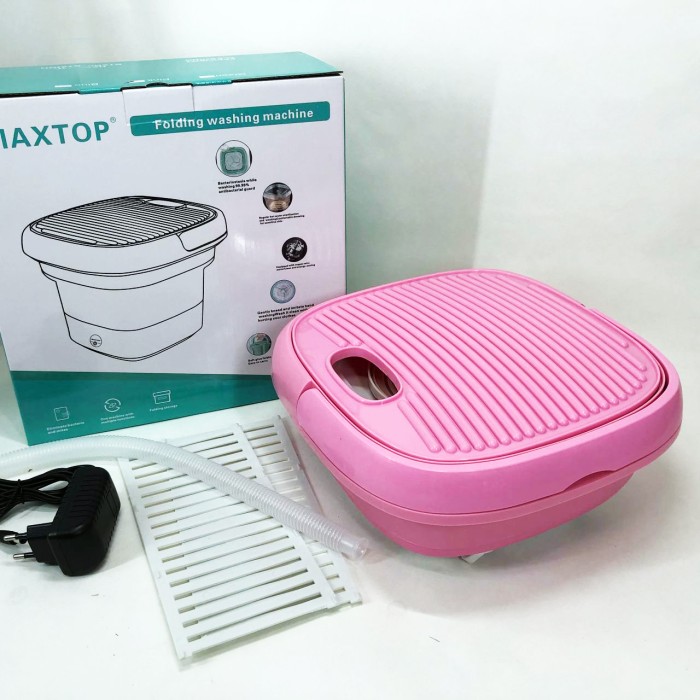 Пральна машина з баком для води MAXTOP, Маленька пральна машинка мобільна Малогабаритна машина ZU-90