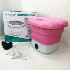 Пральна машинка автомат портативна MAXTOP, Пральна машинка маленька переносна, Пральна машина MO-753 для дачі