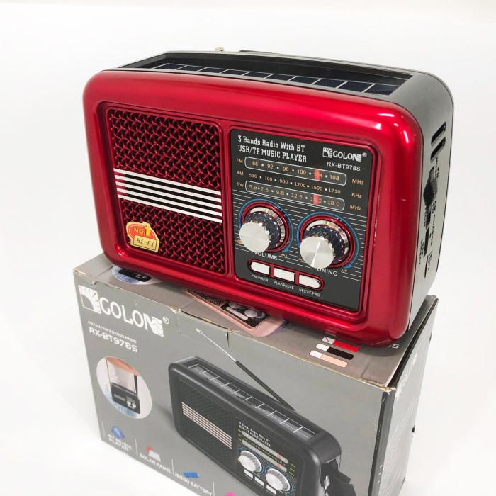 Радіоприймач am fm Golon, Радіоприймач з ремінцем, від мережі Ам приймач PB-76