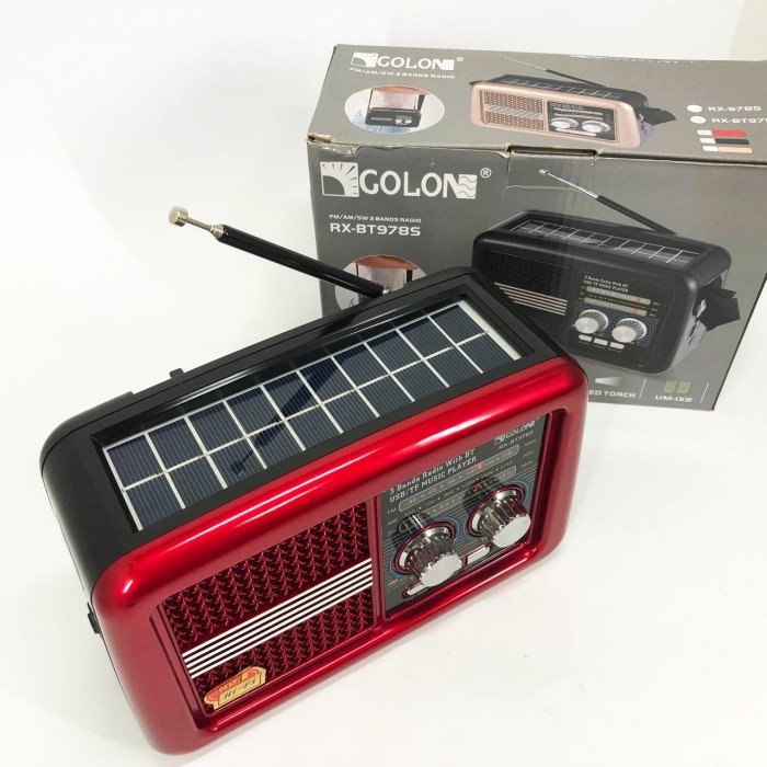 Радіоприймач am fm Golon, Радіоприймач з ремінцем, від мережі Ам приймач PB-76