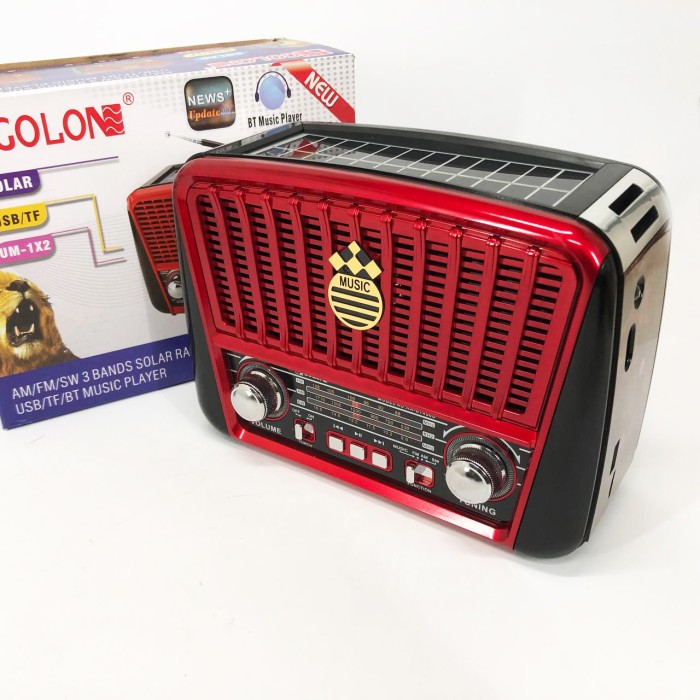 Портативний радіоприймач Golon, Сповіщувачі радіохвильові, Портативний всехвильовий радіоприймач JE-50