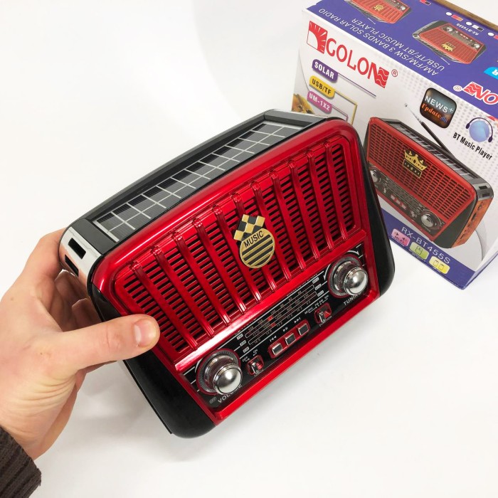 Портативний радіоприймач Golon, Сповіщувачі радіохвильові, Портативний всехвильовий радіоприймач JE-50