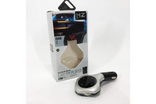 Bluetooth FM трансмітер H29 BT, Автомобільний модулятор FM трансмітер, Адаптер в машину з прикурювача EM-65