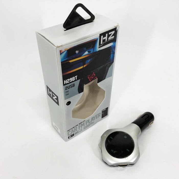 Bluetooth FM трансмітер H29 BT, Автомобільний модулятор FM трансмітер, Адаптер в машину з прикурювача EM-65