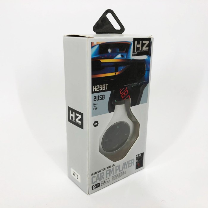 Bluetooth FM трансмітер H29 BT, Автомобільний модулятор FM трансмітер, Адаптер в машину з прикурювача EM-65
