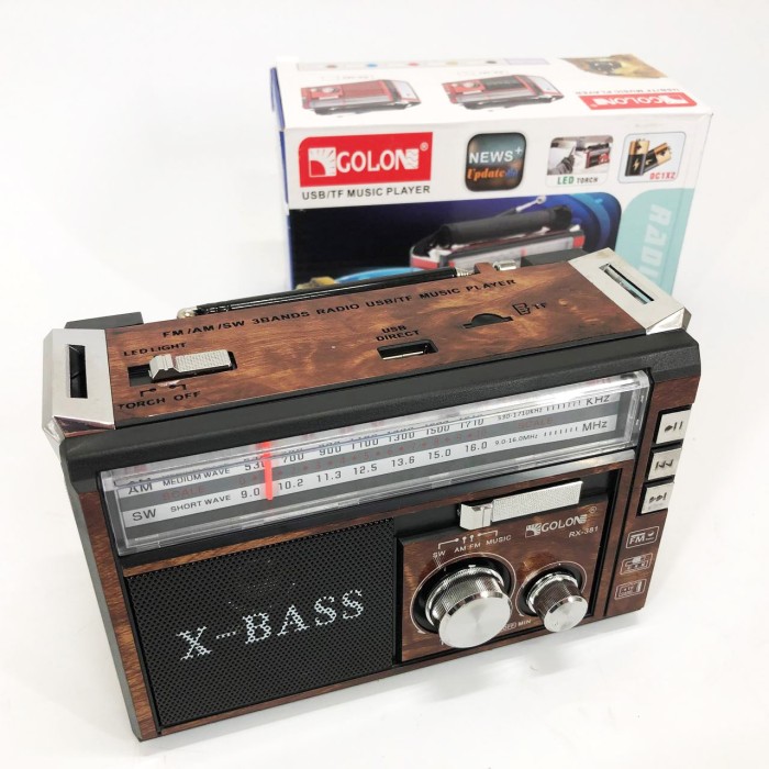 Всехвильовий радіоприймач професійний Golon, що працює від мережі, Класичні радіоприймачі на батарейках UE-49