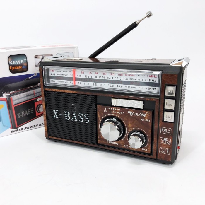 Всехвильовий радіоприймач професійний Golon, що працює від мережі, Класичні радіоприймачі на батарейках UE-49