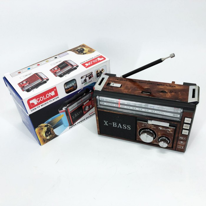 Всехвильовий радіоприймач професійний Golon, що працює від мережі, Класичні радіоприймачі на батарейках UE-49