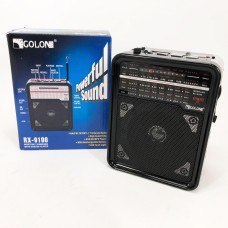 Потужний радіоприймач GOLON RX-9100, Приймач фм, Радіоприймач з ремінцем, Радіоприймачі фм PC-47