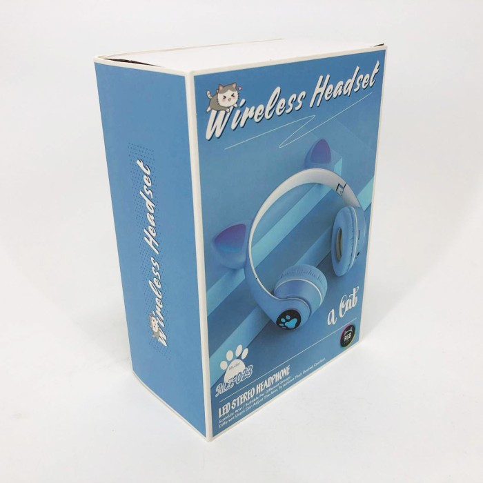 Bluetooth навушники дитячі Cat, Навушники з вушками для любителів котів Блютуз для дітей KM-67