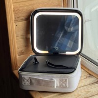 Органайзер для косметики, Косметичка з дзеркалом і світлодіодною лампою, Дорожні косметички DG-21