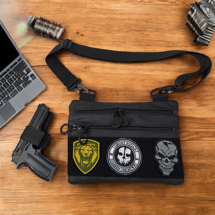 Нагрудна сумка бананка містка, Сумка тактична для документів Нагрудна розвантаження PW-72