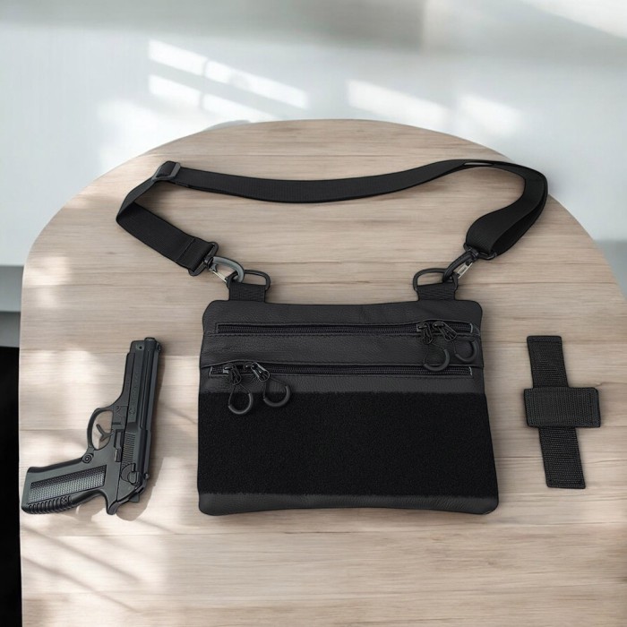 Нагрудна сумка бананка містка, Сумка тактична для документів Нагрудна розвантаження PW-72