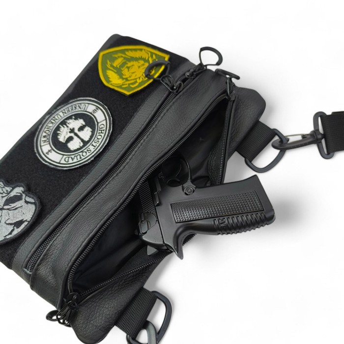 Сумка через плече військова маскування, Сумка натовська тактична нагрудна водонепроникна VR-95