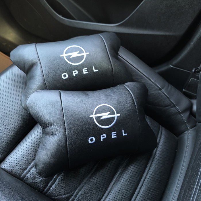 Автоподушка для шиї на підголівники Opel, Подушки для підголівників в машину, Подушка на авто сидіння SH-41