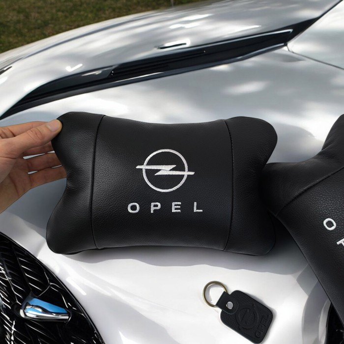 Автоподушка для шиї на підголівники Opel, Подушки для підголівників в машину, Подушка на авто сидіння SH-41