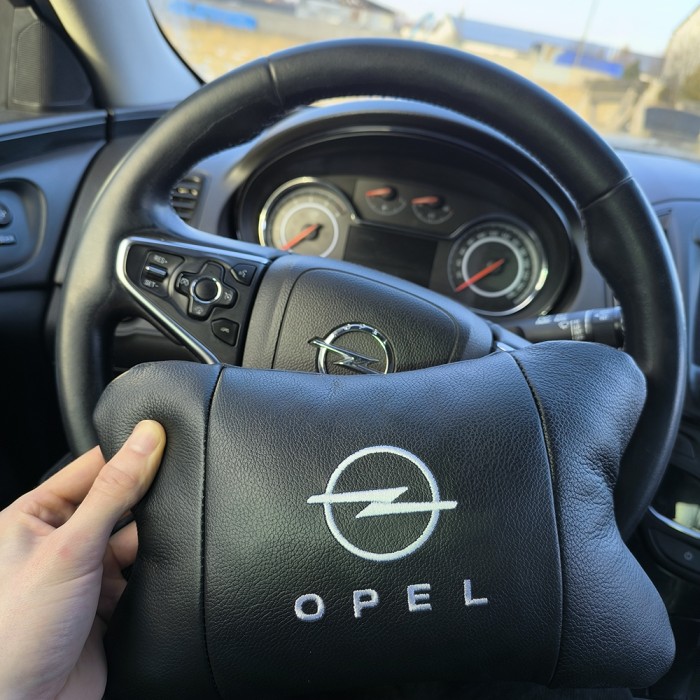 Подарунок чоловікові водію Opel Опель, Подушка для шиї для водія, Подушка під шию, Подушка ZP-929 для водія