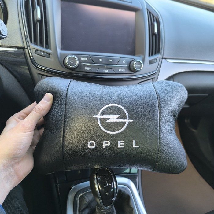 Подушки під голову автомобіль Opel, Подарунок автолюбителю, Подушка під голову для поїздок VG-81