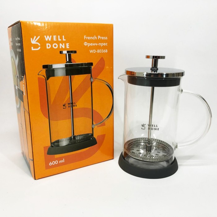 Скляні чайники для заварювання трав'яного чаю, Заварник для кухні Френчпрес кави FU-53