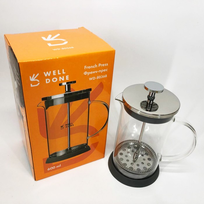 Скляні чайники для заварювання трав'яного чаю, Заварник для кухні Френчпрес кави FU-53