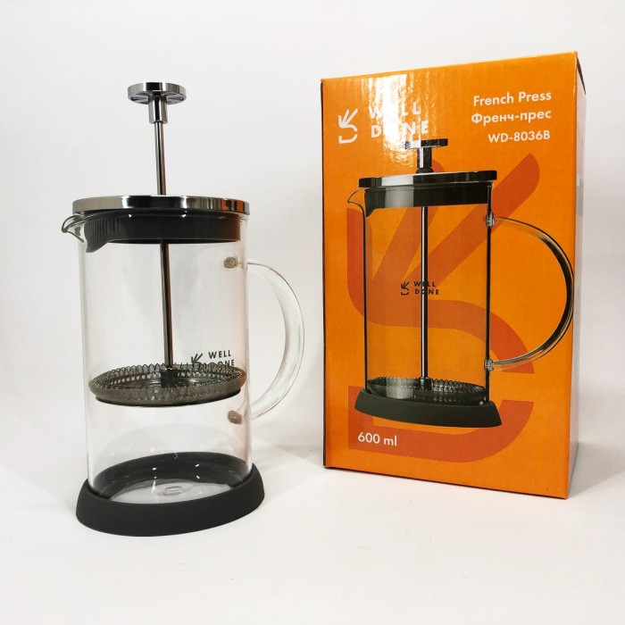 Скляні чайники для заварювання трав'яного чаю, Заварник для кухні Френчпрес кави FU-53