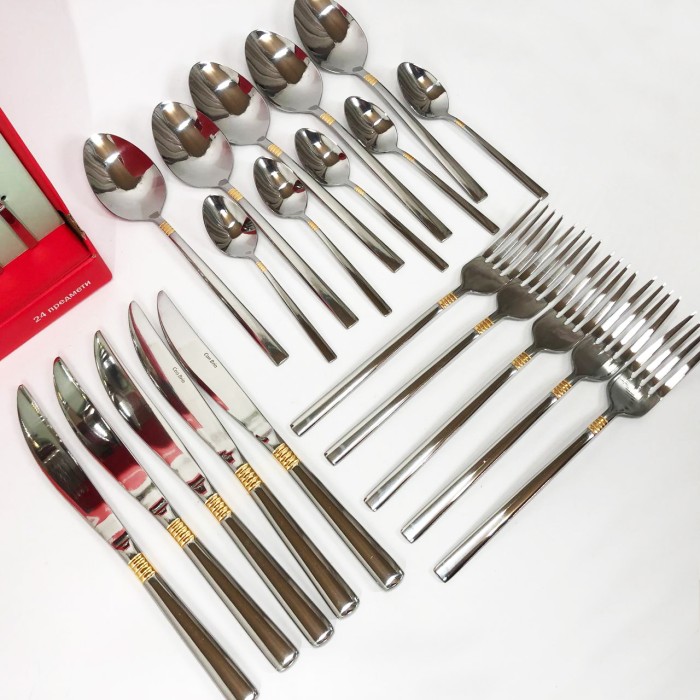 Набір столових приладів 24 предметів Con Brio CB-3912 AD-16