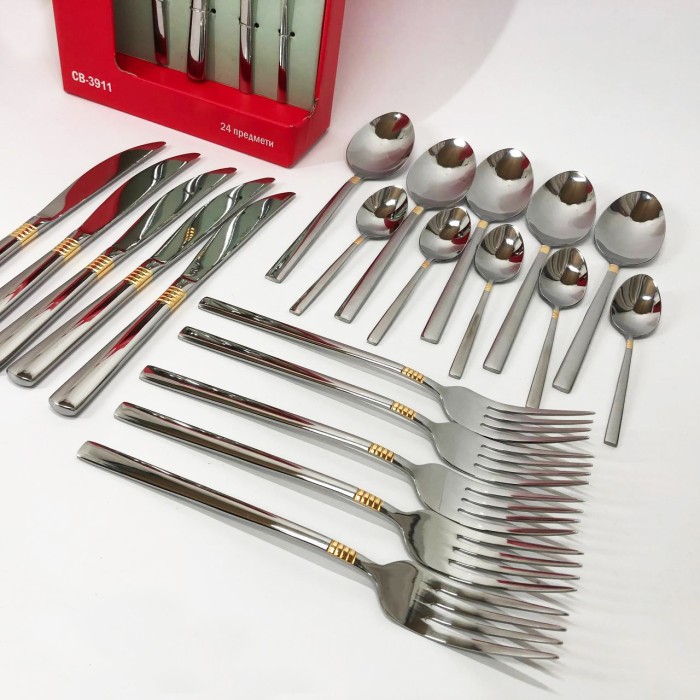 Набір столових приладів 24 предметів Con Brio CB-3912 AD-16