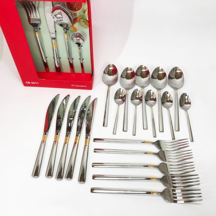 Набір столових приладів 24 предметів Con Brio CB-3912 AD-16