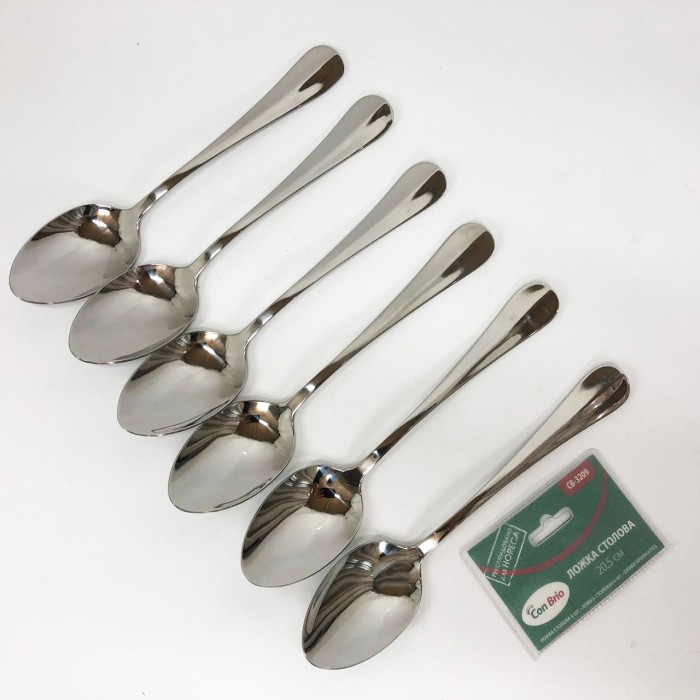Набір столових ложок Con Brio CB-3209 20 см 6 шт TR-36