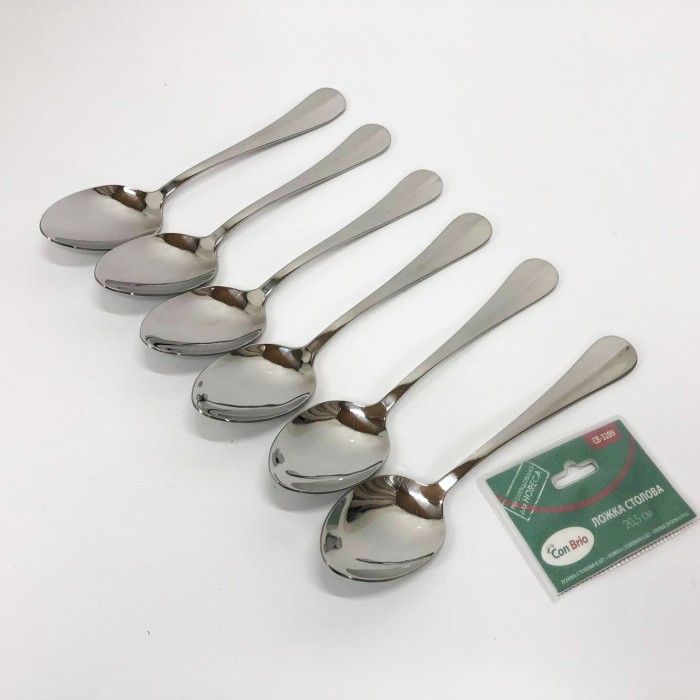 Набір столових ложок Con Brio CB-3209 20 см 6 шт TR-36