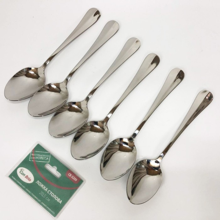 Набір столових ложок Con Brio CB-3209 20 см 6 шт TR-36