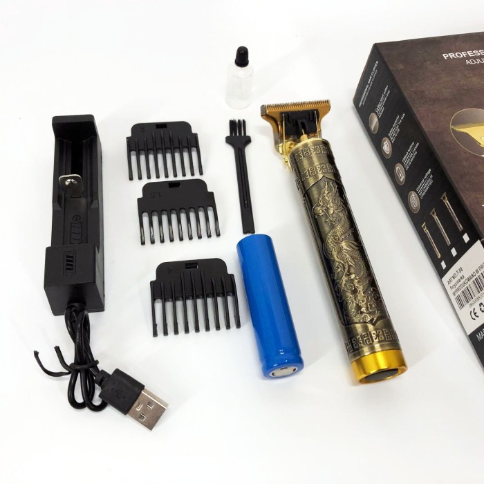 Машинка для стрижки волосся бездротова, Водонепроникний тример для стрижки Набір машинок GJ-61