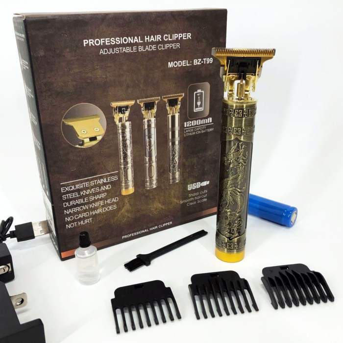 Машинка для стрижки волосся бездротова, Водонепроникний тример для стрижки Набір машинок GJ-61