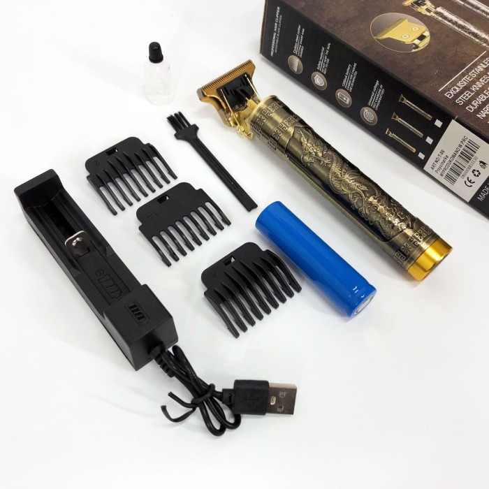 Машинка для стрижки волосся бездротова, Водонепроникний тример для стрижки Набір машинок GJ-61