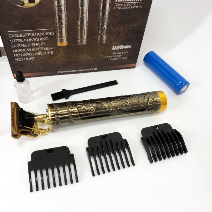 Машинка для стрижки волосся бездротова, Водонепроникний тример для стрижки Набір машинок GJ-61