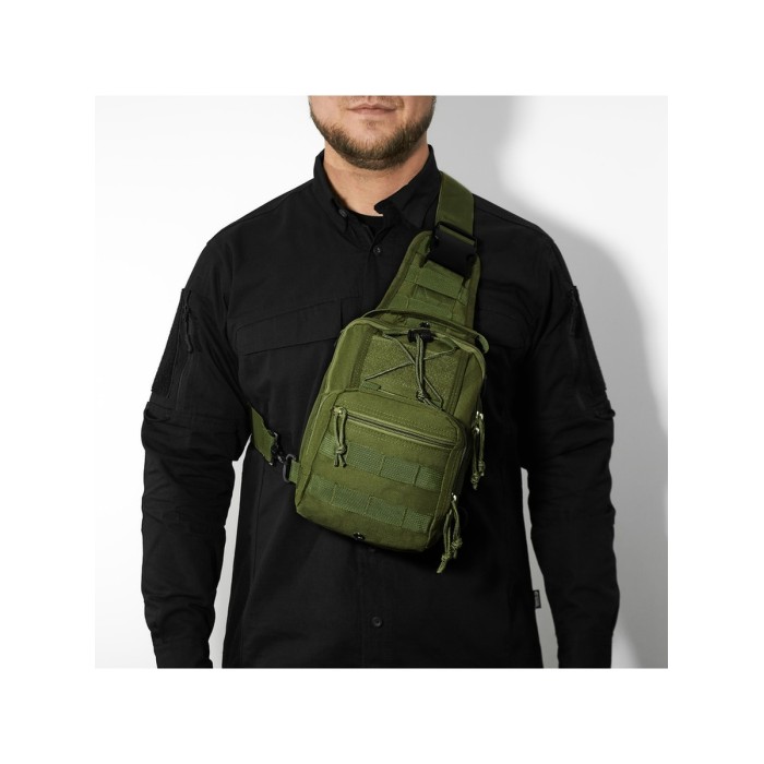 Тактична сумка на груди, Тактичний месенджер, Сумка через плече військового забарвлення LQ-94